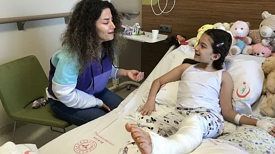 Depremin simgesi Yağmur'un en büyük hayali gerçekleşti
