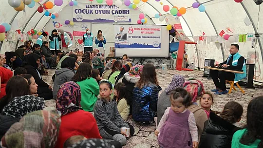 Elazığ Belediyesi depremzede kadınları yalnız bırakmadı