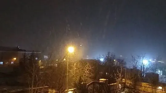 Kar yağışı Harput'ta etkili oldu