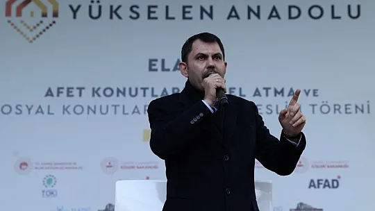 Bakan Kurum: '11 ilimiz, yarınlarımız ve yavrularımız için yarın değil, hemen şimdi diyoruz'