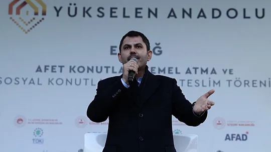 Bakan Kurum: '11 ilimiz, yarınlarımız ve yavrularımız için yarın değil, hemen şimdi diyoruz'