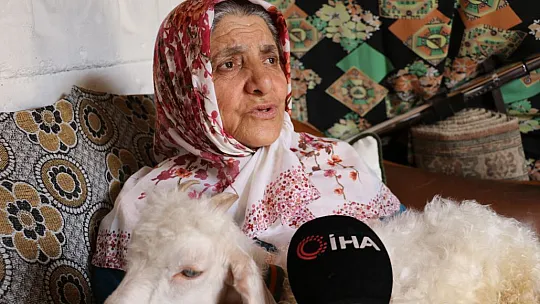 Kuzusuna bebek gibi bakıyor, yanından hiç ayırmıyor