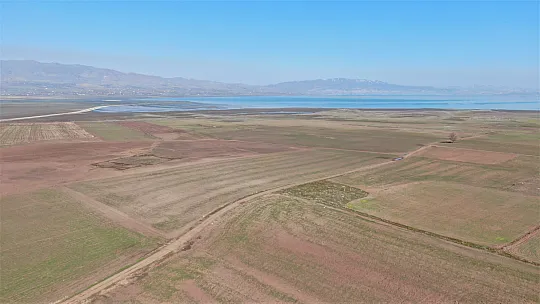Önceden çölü andıran baraj sahası suyla doldu
