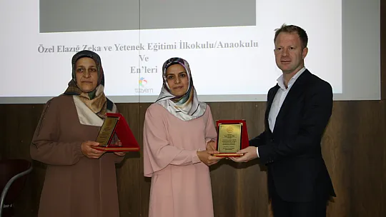 Elazığ'da Zeka ve Yetenek Okulu öğrencileri başarılarıyla ödüllendirildi