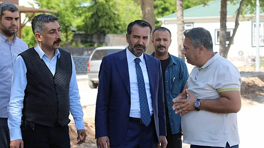 Başkan Şerifoğulları Belediye Çalışmalarını Yerinde İnceledi