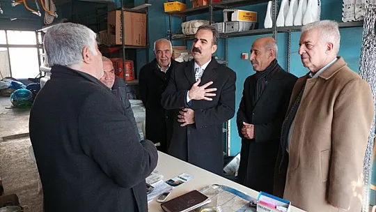 İYİ Parti Milletvekili Aday Adayı Ercan, Kovancılar İlçesi'ni Gezdi
