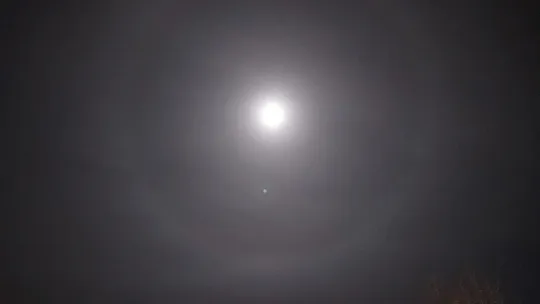 Elazığ'da Ay Halesi Oluştu