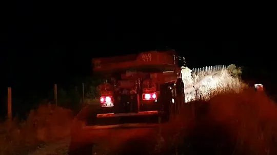 Ağın'da Şimşek Çakması Sonucu İki Köyde Yangın Çıktı