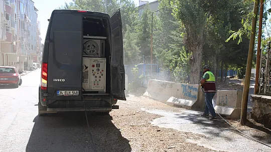 Elazığ Belediyesi Şehir Genelinde Hijyen Çalışmalarını Sürdürüyor