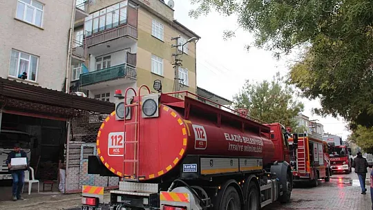 Elazığ'da çatı yangını korkuttu