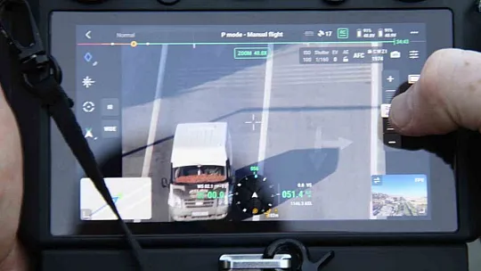 Elazığ'da Dron Destekli Trafik Denetimi