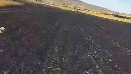 Elazığ'da Samanlık Ve Arazi Yangını: 60 Dönüm Arazi Kül Oldu