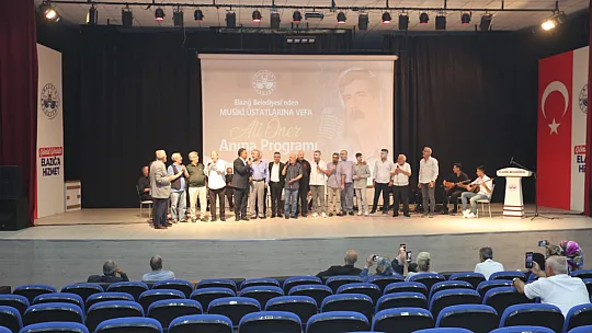 Elazığ Mahalli Müziğinin Üstadı Ali Öner Anıldı