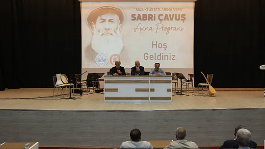 Elazığ Mahalli Müziğinin Üstatlarından Sabri Çavuş Anıldı