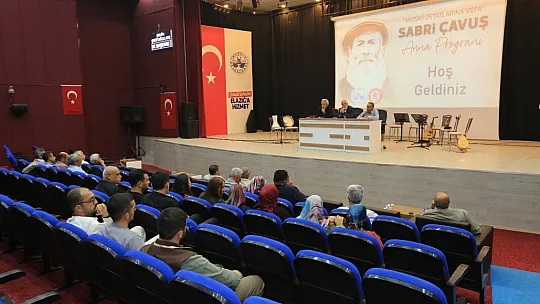Elazığ Mahalli Müziğinin Üstatlarından Sabri Çavuş Anıldı