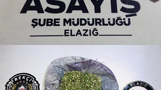 Elazığ polisi uyuşturucuya geçit vermiyor