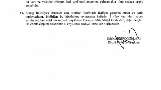 Hurda ve Atık Toplayıcılarına Yelek ve Yaka Kartı Şartı
