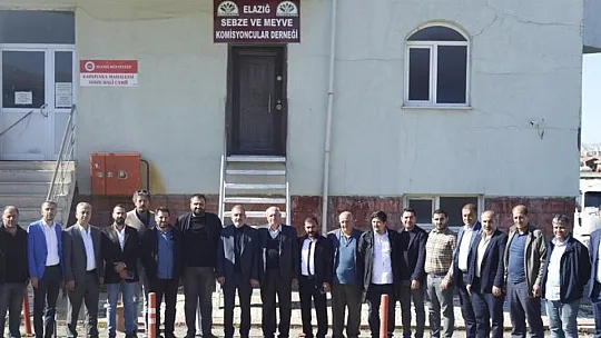 İdris Alan'dan Sebze Hali Esnafına Ziyaret