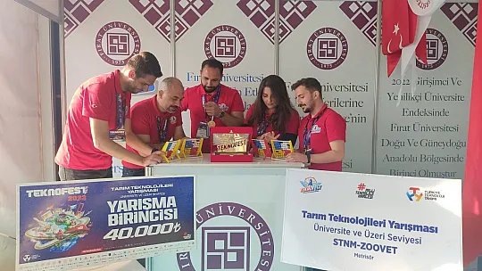 Sadece Elazığ'ın Değil Türkiye'nin Gururu Fırat Üniversitesi'nden Teknofest'te Birincilik