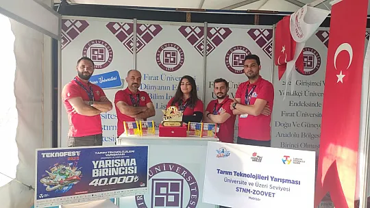 Sadece Elazığ'ın Değil Türkiye'nin Gururu Fırat Üniversitesi'nden Teknofest'te Birincilik