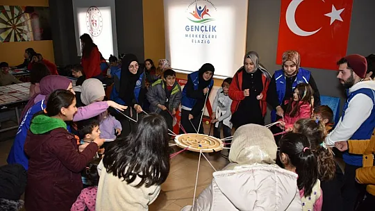Elazığ GSİM'den depremzede çocuklara psikososyal destek