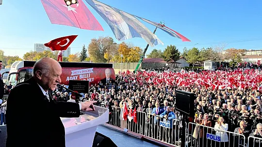Bahçeli: 'Onlar ABD'ye Gider, Biz Elazığ'ın Huzurundayız'