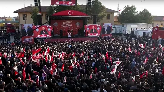 Bahçeli: 'Onlar ABD'ye Gider, Biz Elazığ'ın Huzurundayız'