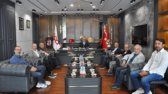 SAİK Başkanı Levent Korkut'dan Başkan Alan'a Ziyaret