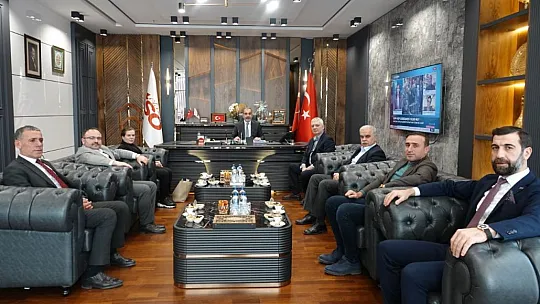 Rekabet Kurumu Başkanı Küle'den, Başkan Alan'a Ziyaret
