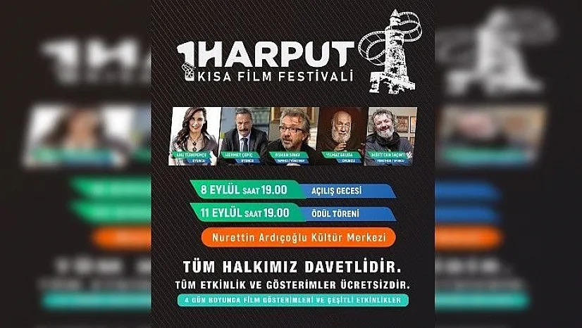 Harput Kısa Film 8-11 Eylül Tarihleri Arasında Gerçekleştirilecek