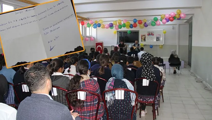 Öğrencinin Öğretmene Bıraktığı Not Hayalini Gerçeğe Dönüştürdü