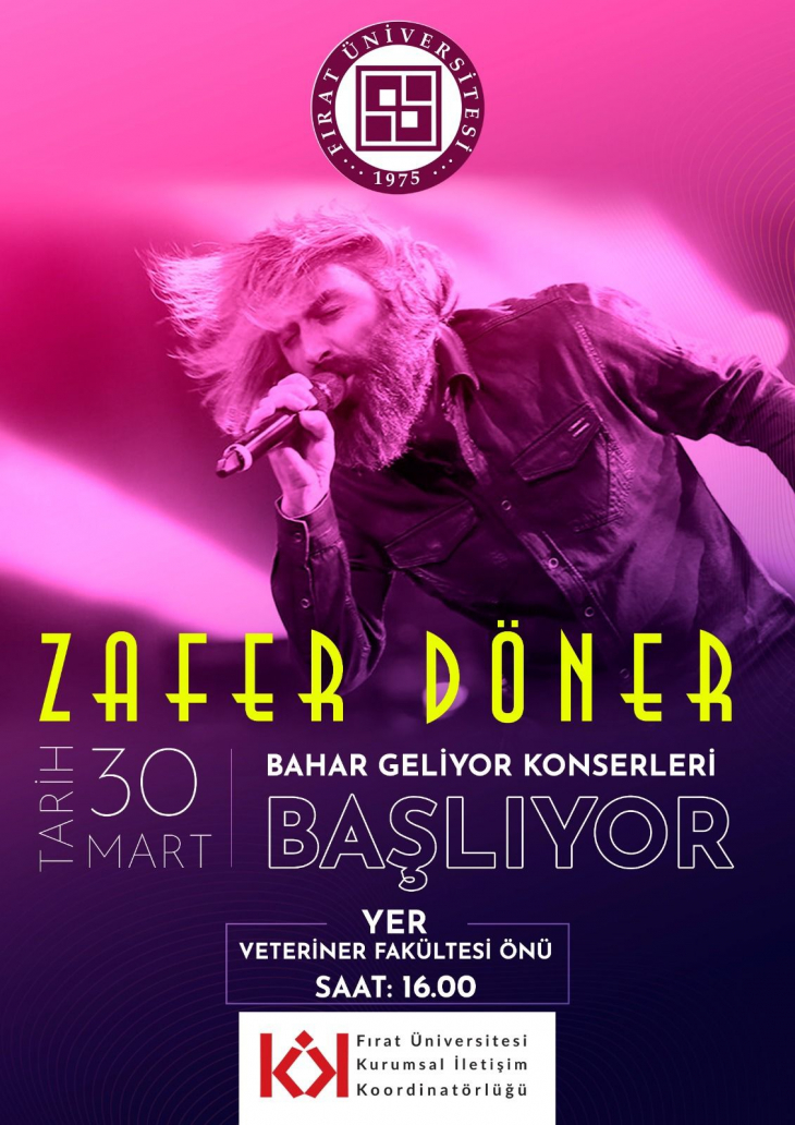 Fırat Üniversitesi'nde 'Bahar Geliyor Konserleri' Gerçekleştirilecek