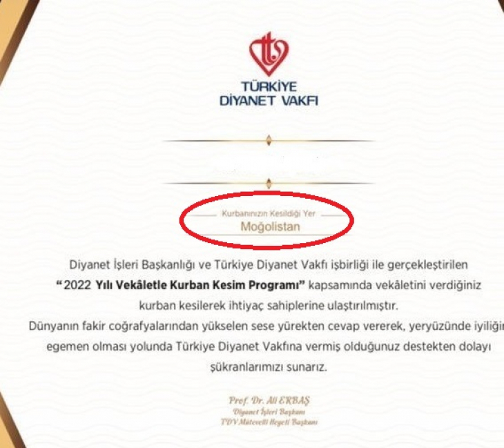 Kurbanlar Yurt Dışına Gitti