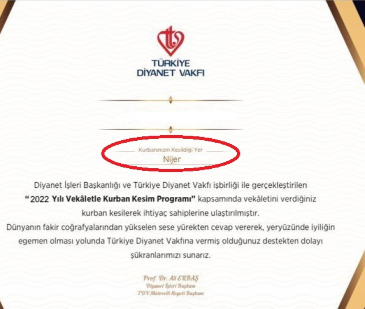 Kurbanlar Yurt Dışına Gitti